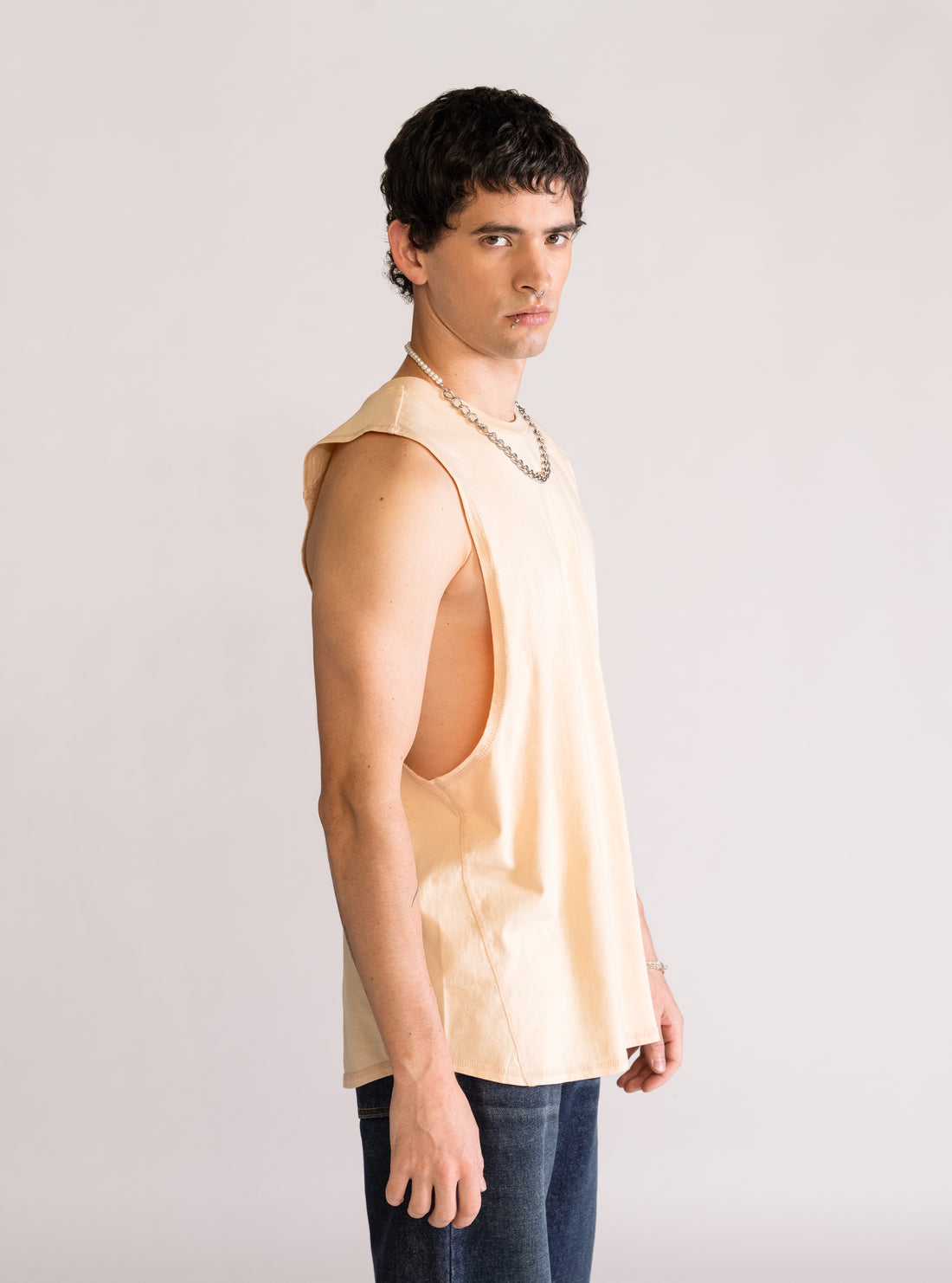 A Wild Claim Tank Top, Crema