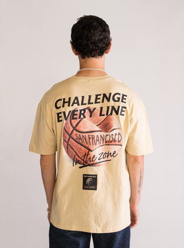 One On The Ring Playera Drop, Beige