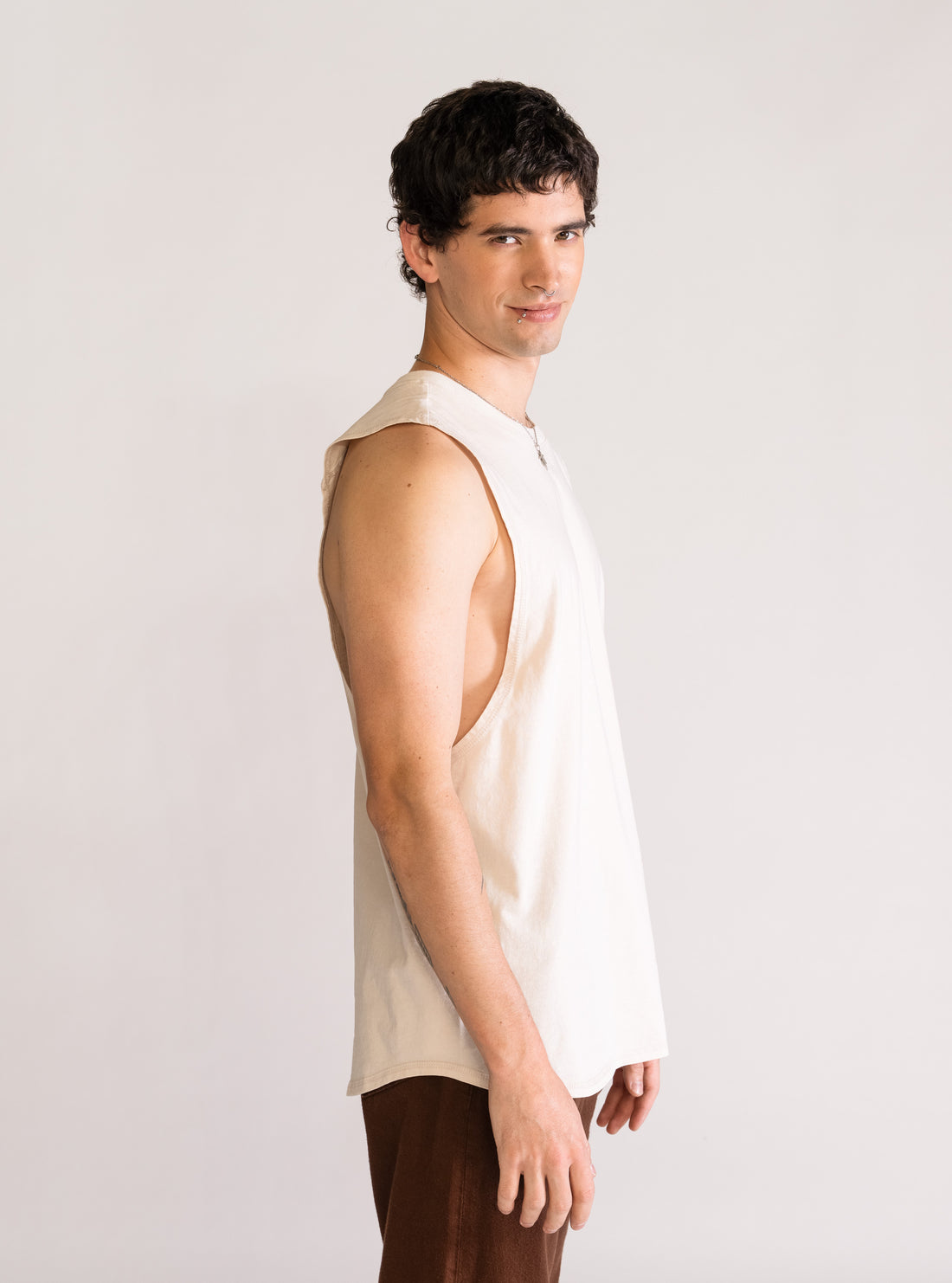 A Wild Claim Tank Top, Beige