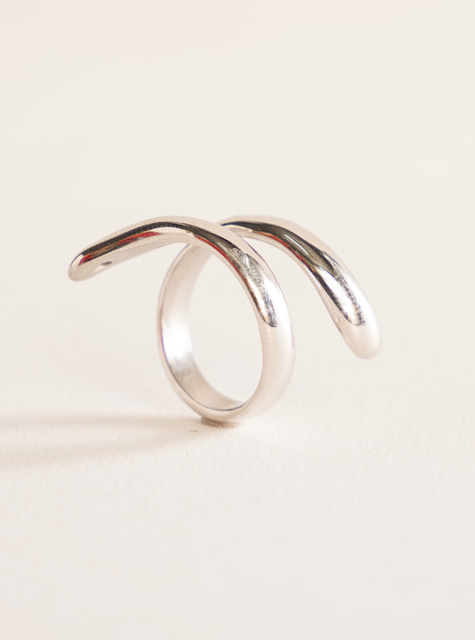 Casca Ring, Plateado