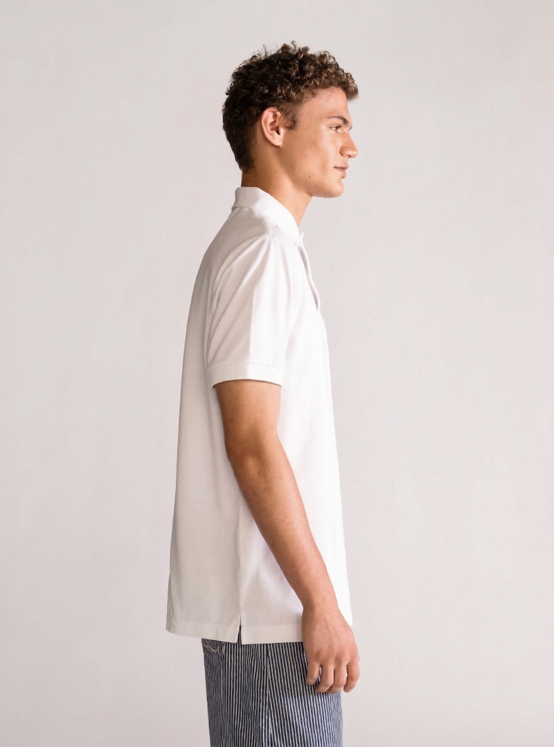 Basic Polo Premium, Blanco Hueso