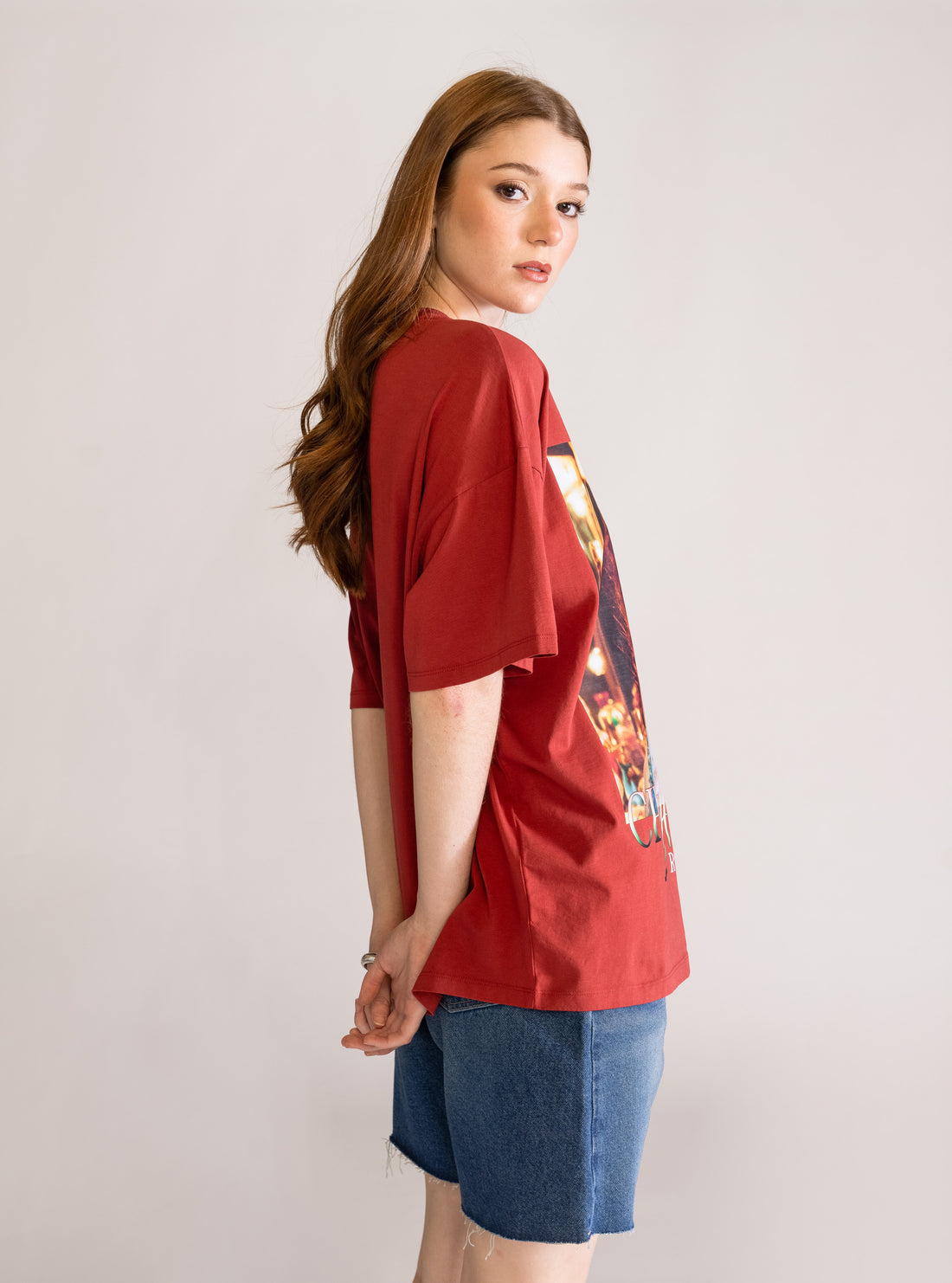 Chappell Oversized Playera, Corinto