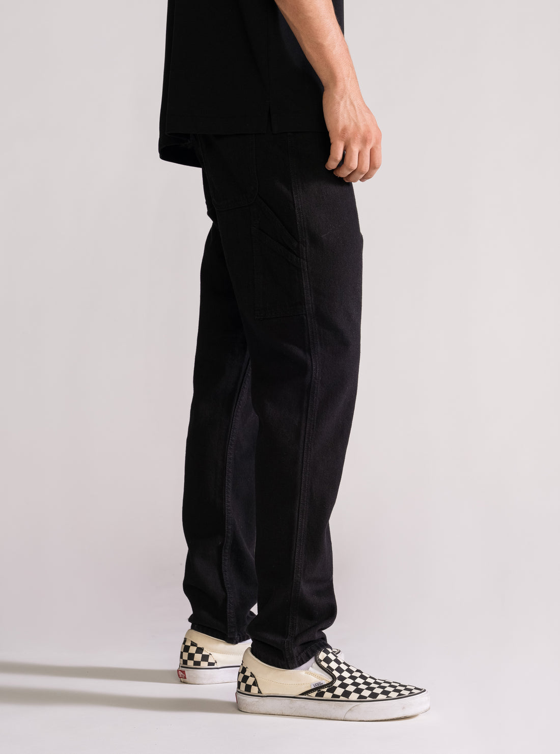 Intrusive Thought Regular Vintage Jeans, Negro