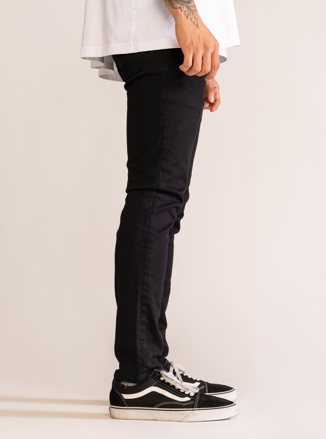 Basic Skinny Jeans, Negro