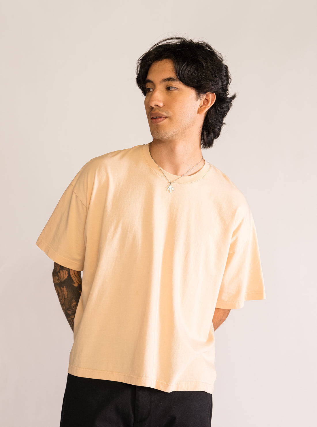 No Risk, No Story Oversize T-Shirt, Beige