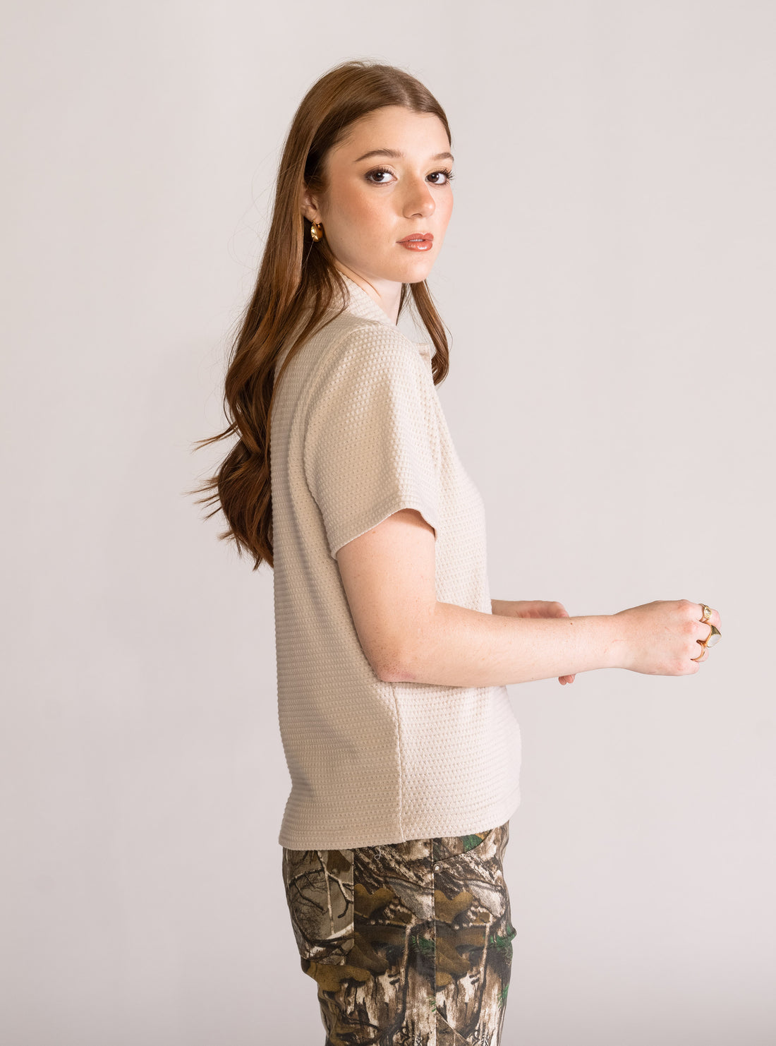 Love Me Baby Blusa, Beige