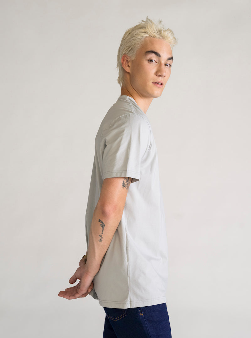 The Perfect T-Shirt V-Neck, Gris Claro