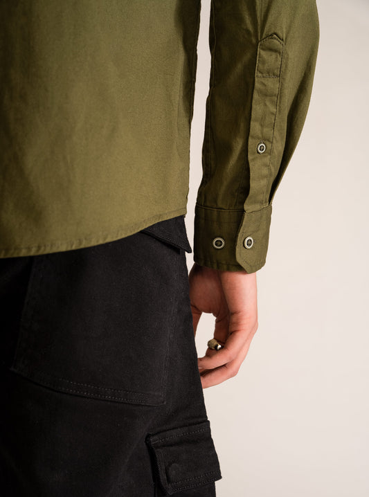 Pocketless Shirt, Verde Claro