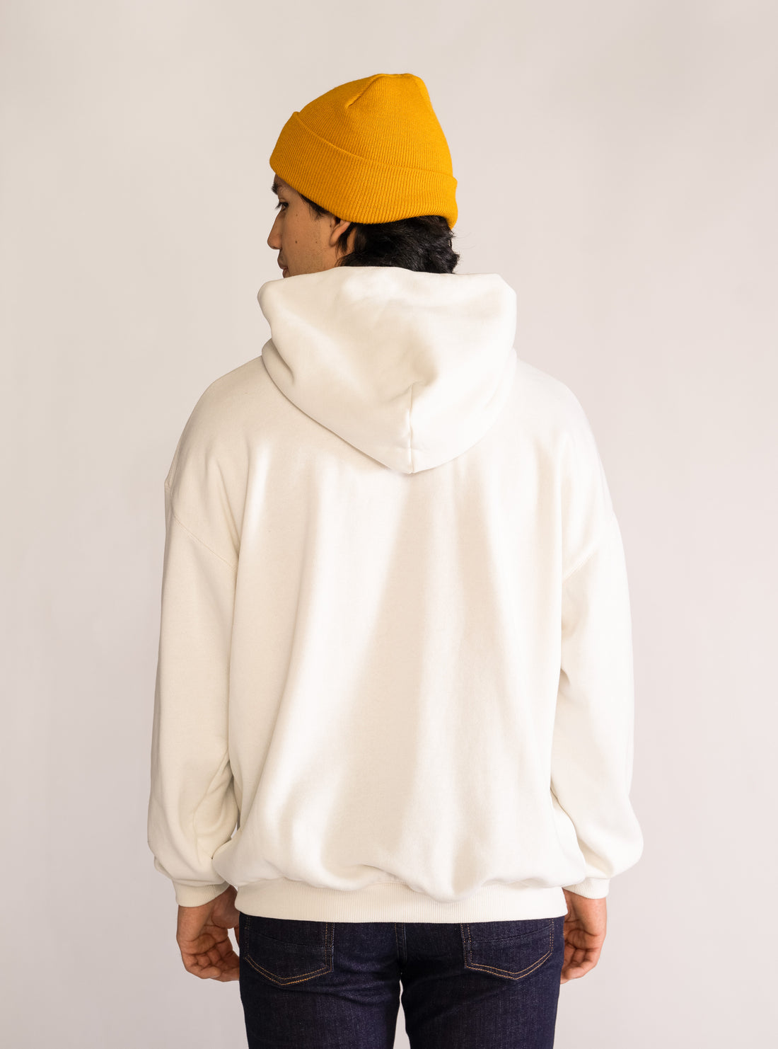 Basic Hoodie Premium, Blanco Hueso