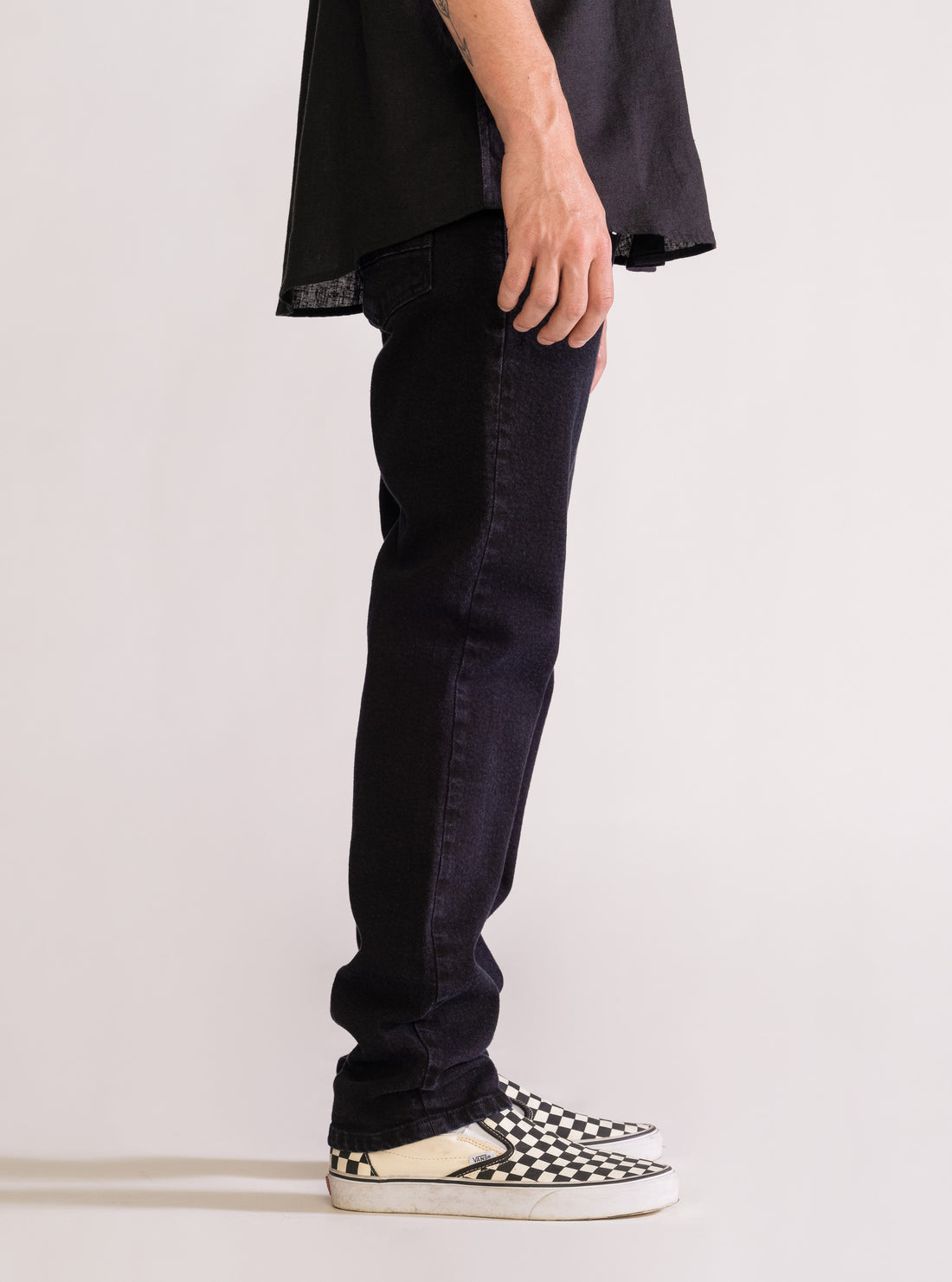 Crushing It Slim Fit Jeans, Negro