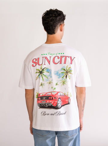 Dream Racers Playera Drop, Blanco