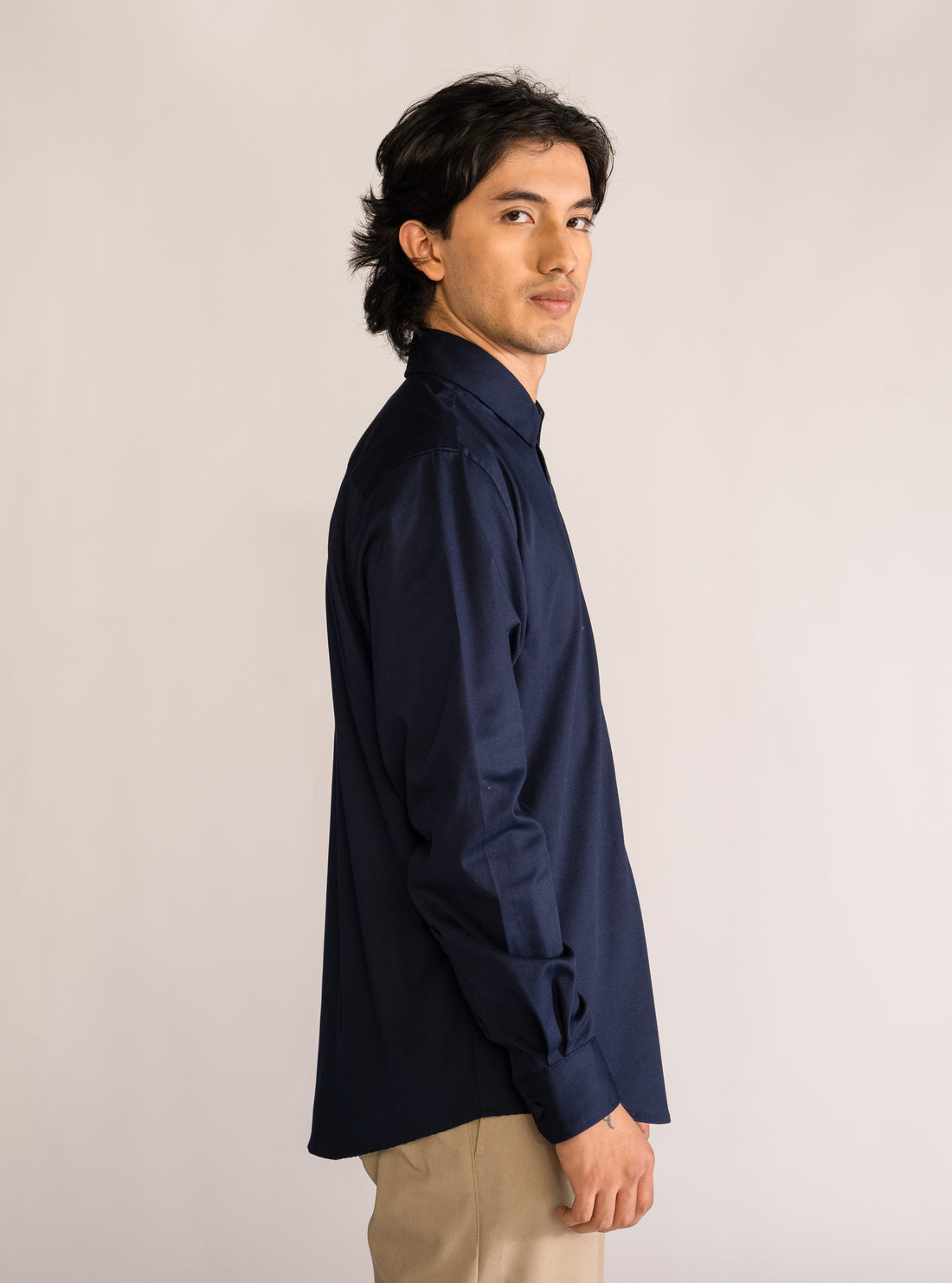 Stood Back Up Camisa, Azul Obscuro