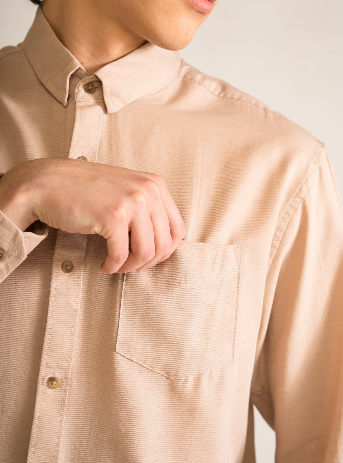 Alibi Long Sleeve Shirt, Kaky