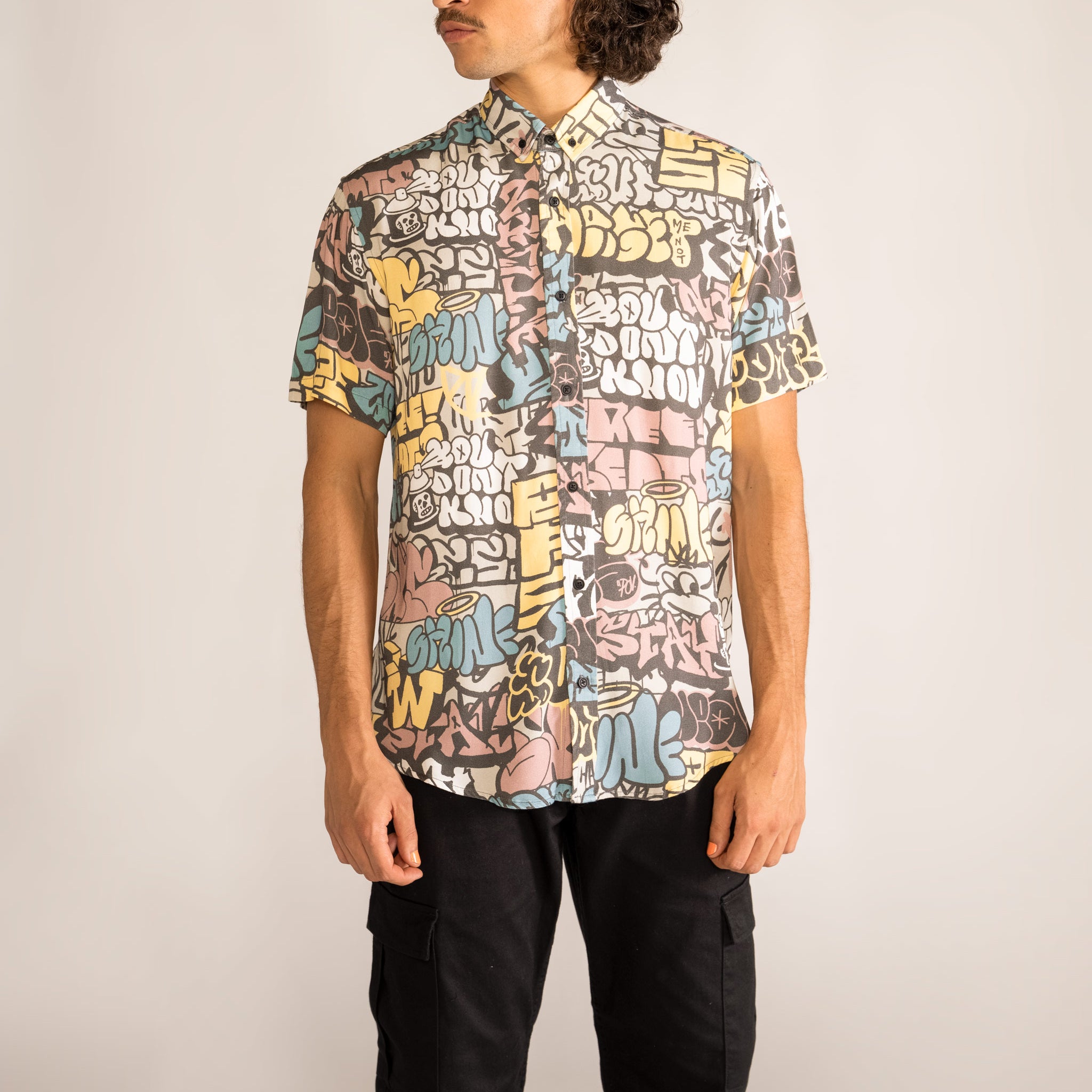 Cool Short Sleeve Shirt, Gris Claro