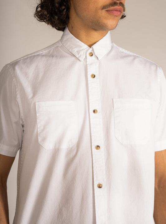 Swalla Short Sleeve Shirt, Blanco
