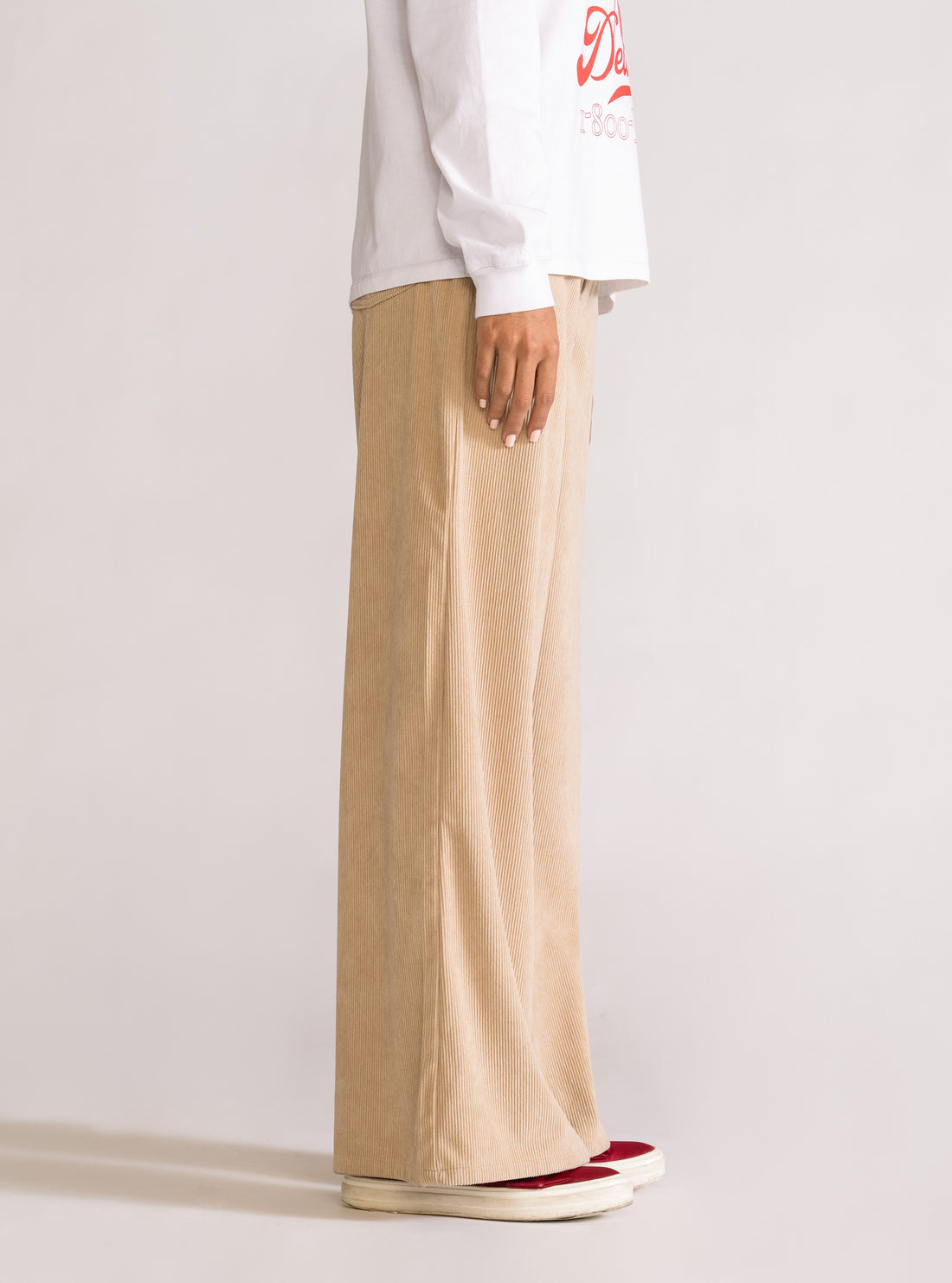 Dangerously n' Love, Pantalón Wide Leg, Beige