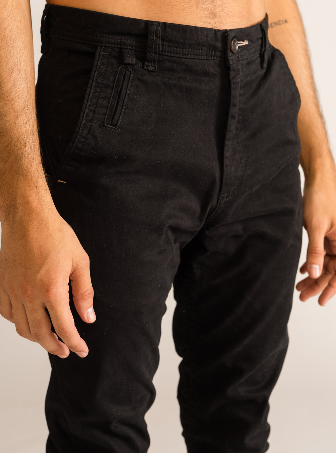Classic Skinny Pants, Negro