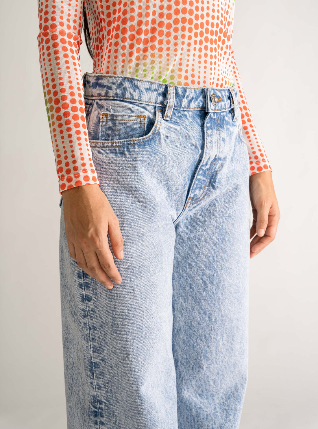 Touch It Straight Jeans, Celeste