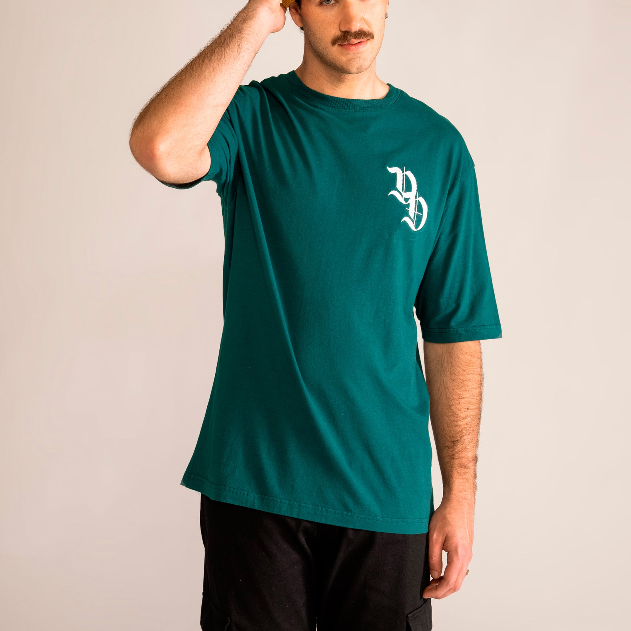 Lucozade Oversize T-Shirt, Verde Obscuro