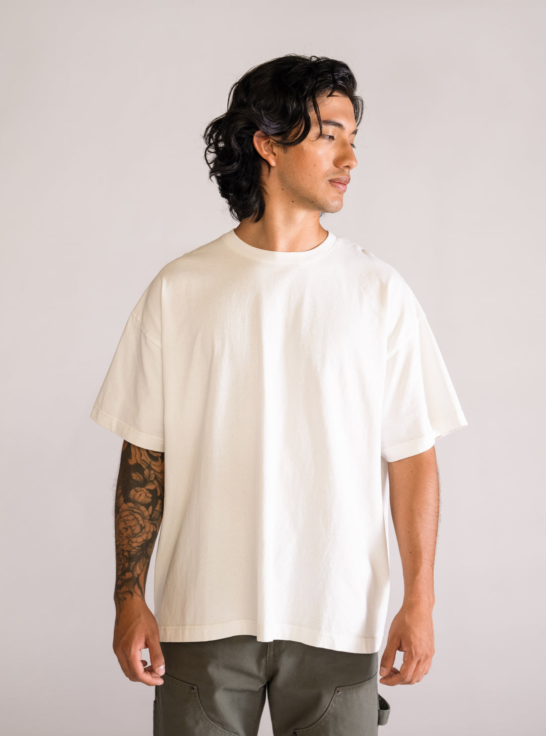 Radical Thoughts Playera Oversize, Blanco Hueso