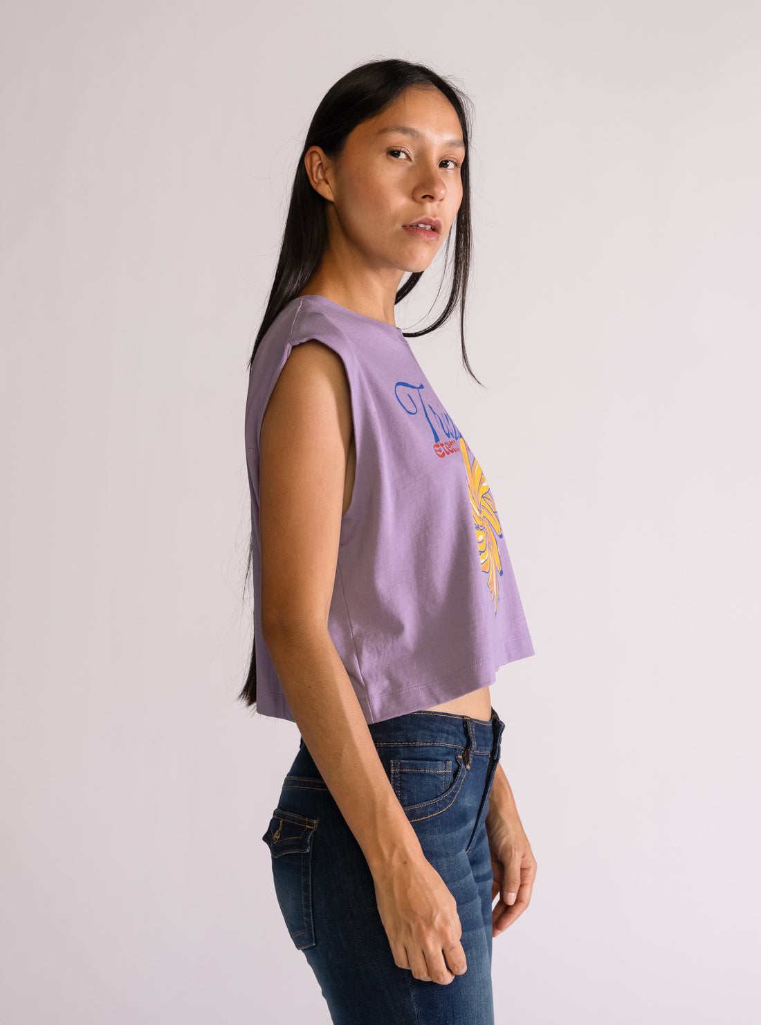 Trópico, Cropped Playera, Morado