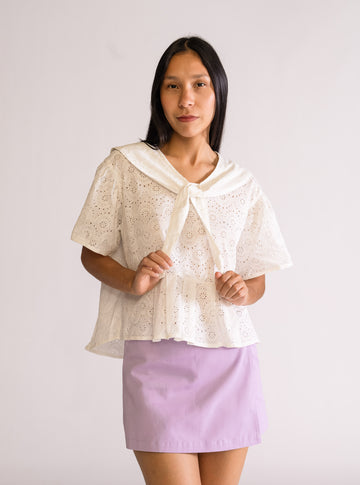 Sailor Babe Blusa, Blanco