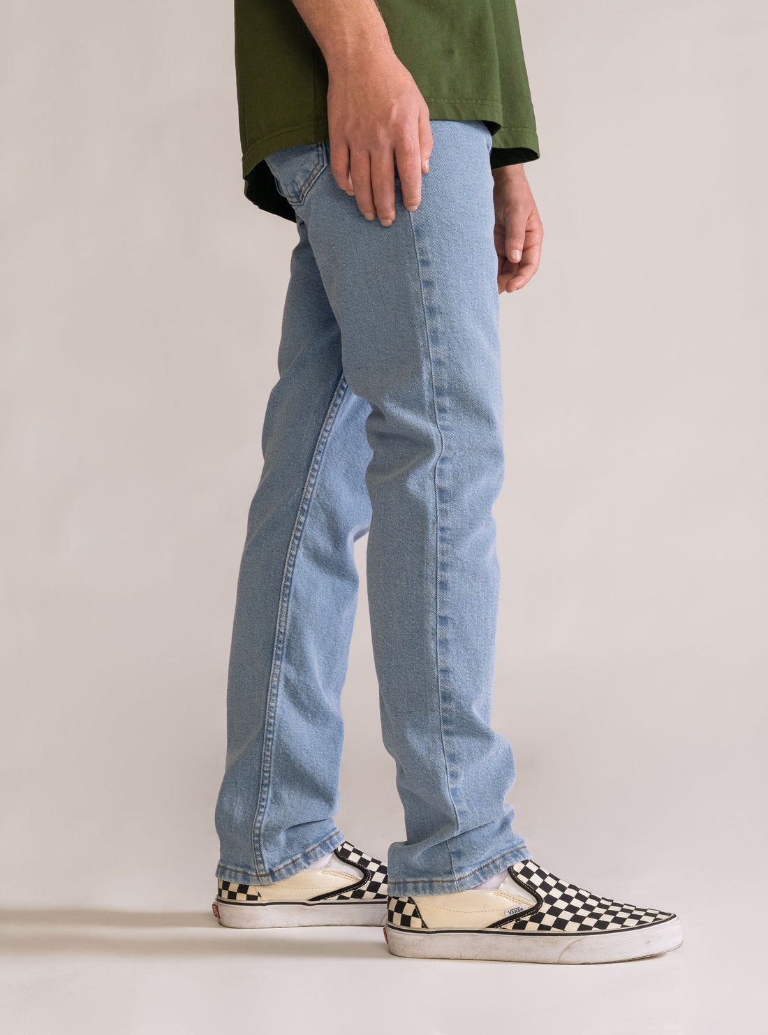 Just A Little Higher Slim Fit Jeans, Azul Claro