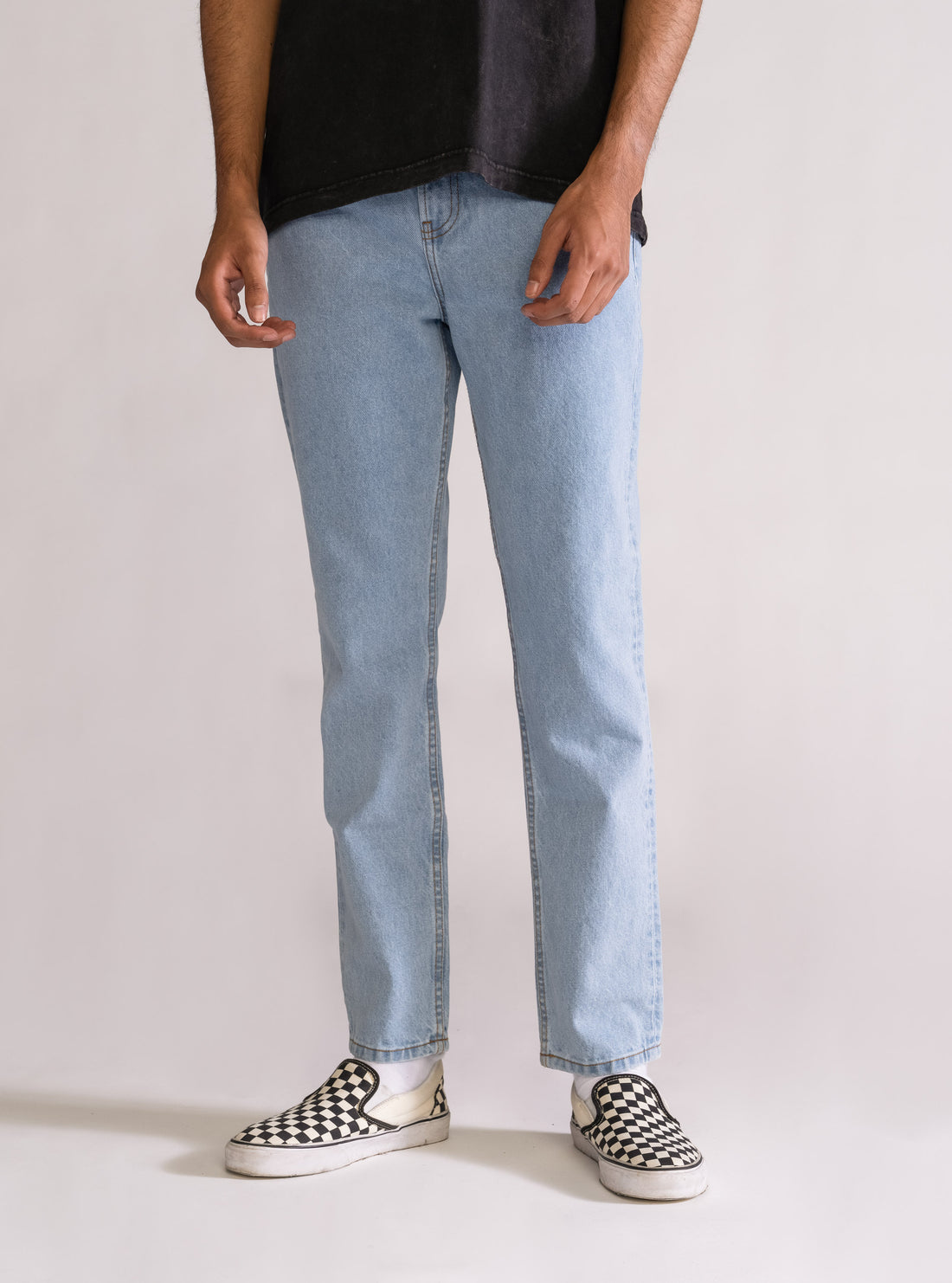 A Little Treat Regular Vintage Jeans, Celeste