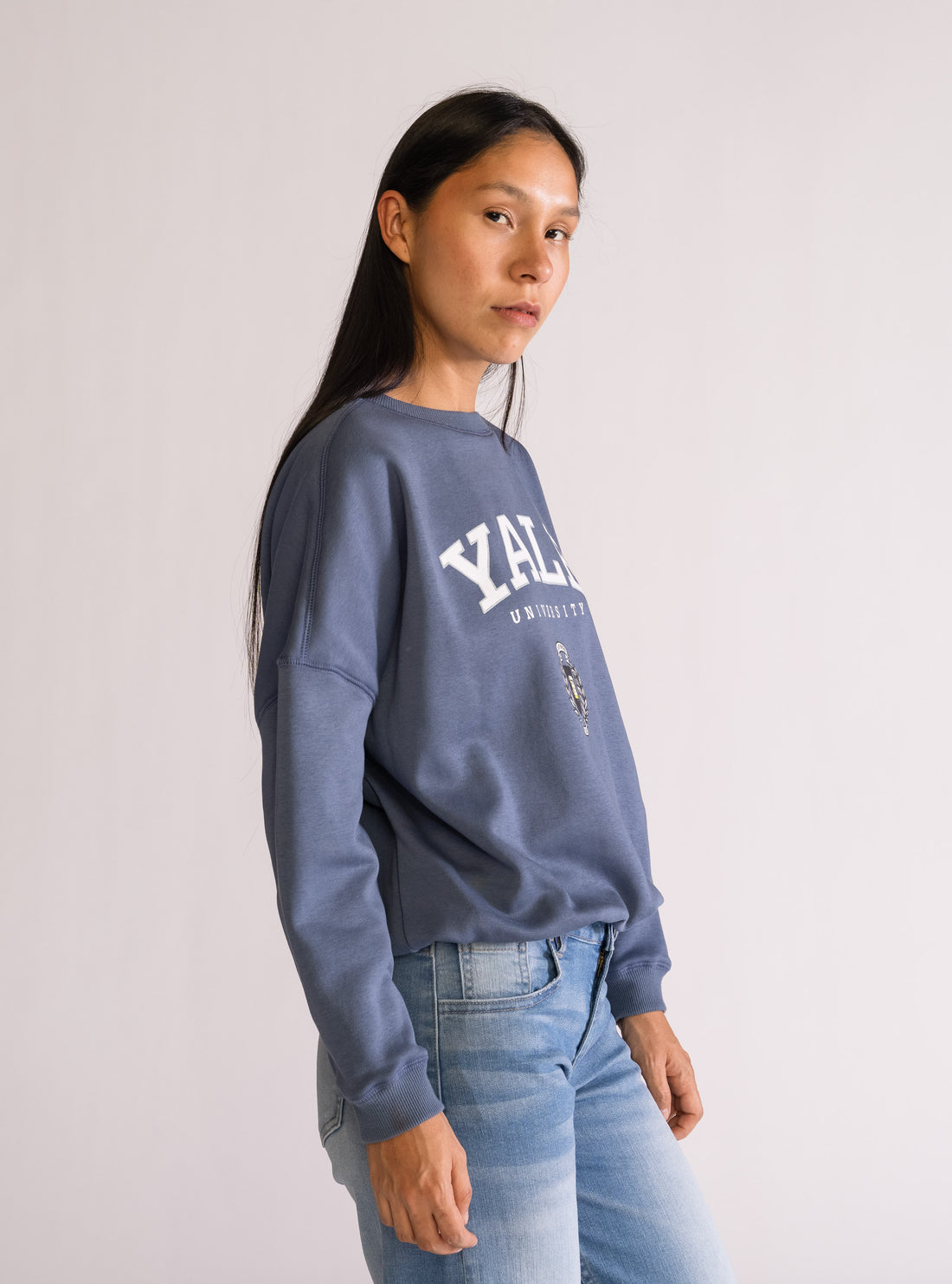Yale Crewneck, Azul Claro