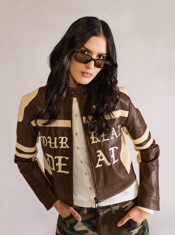 Racing Brown Jacket, Cafe Obscuro