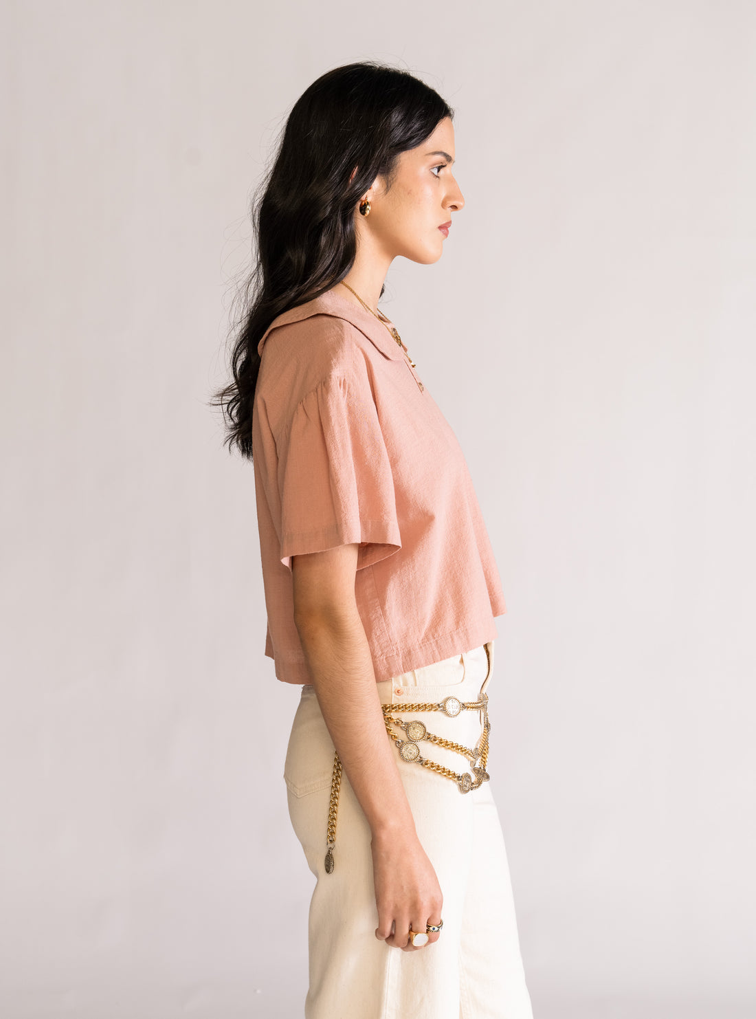 Everything Is Romantic Blusa, Rosado Pastel