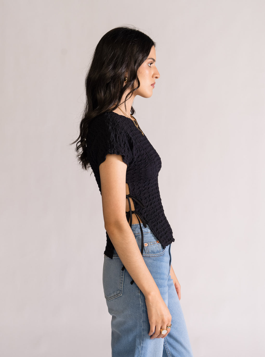 Eclipse Blusa,  Negro