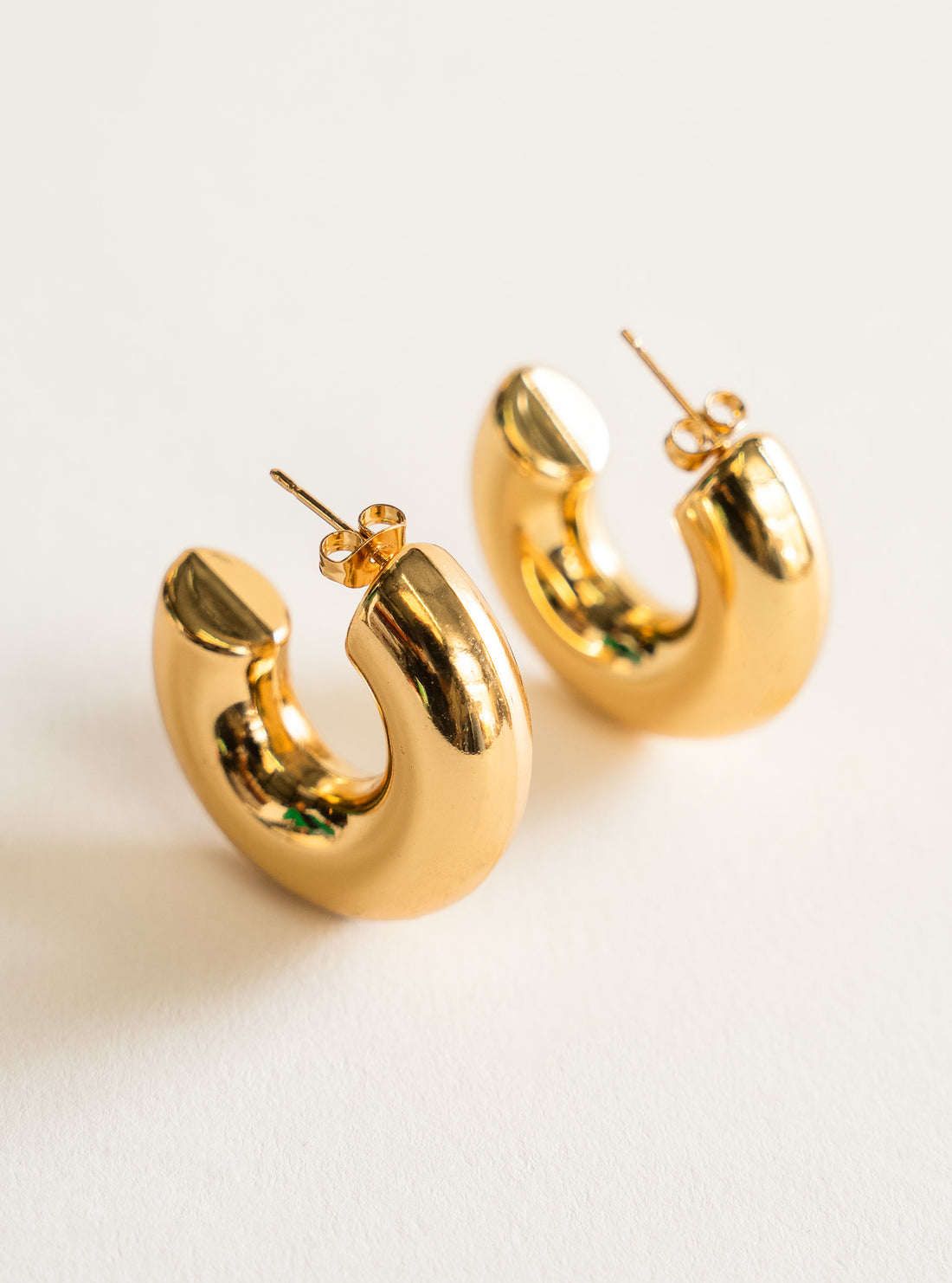 Macaroni Earrings, Dorado