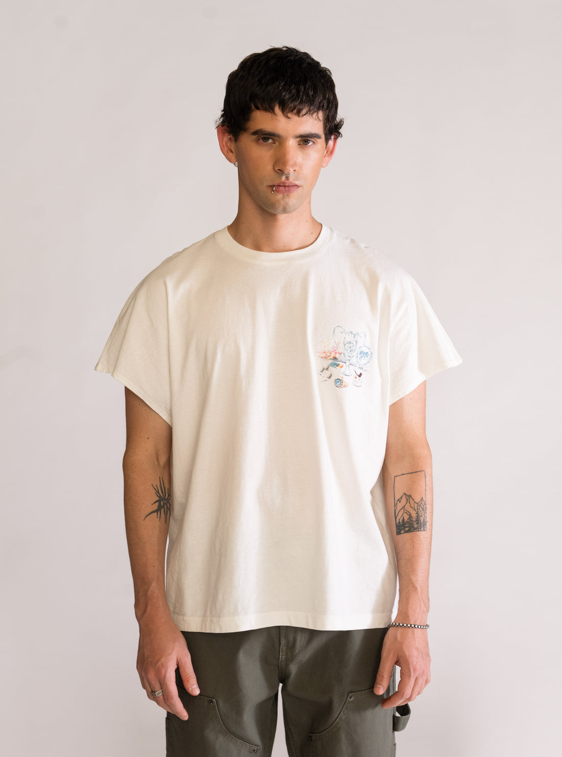 True Champions Playera Drop, Blanco Hueso