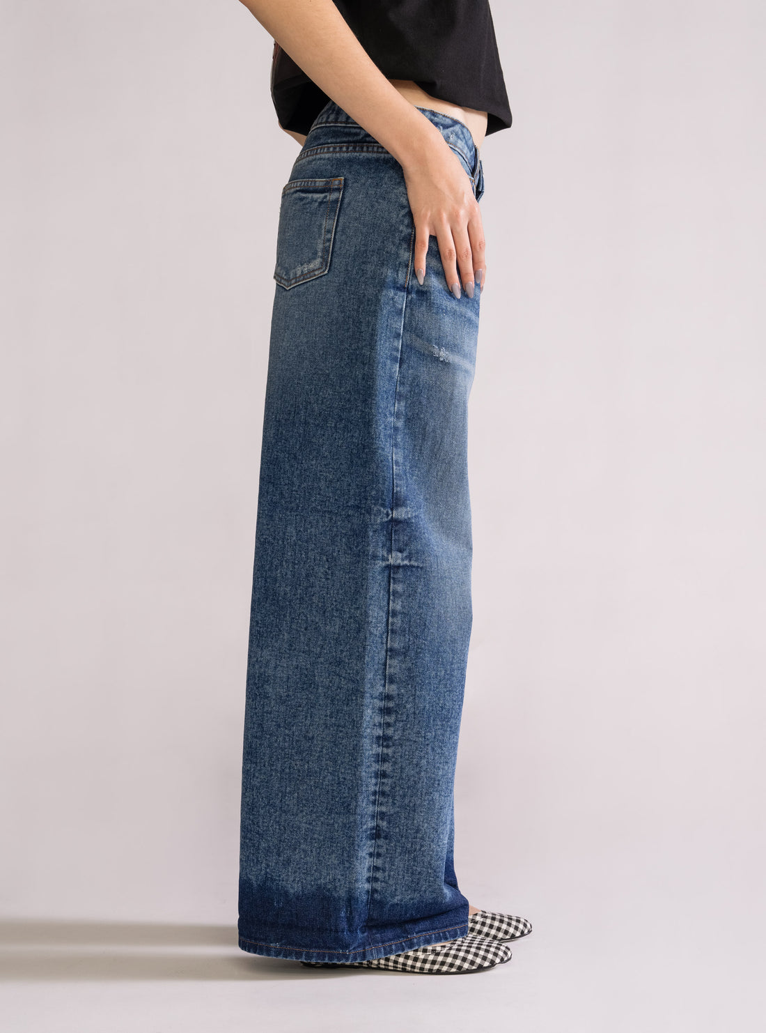 Super Baggy Low Waist, Azul Marino