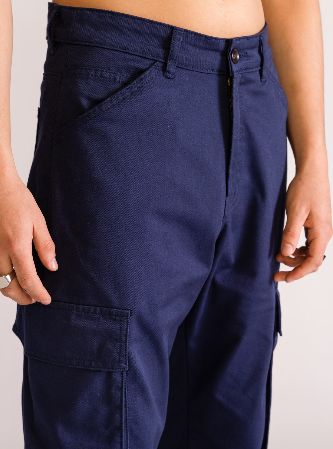 Kicked Off Cargo Pants, Azul Marino