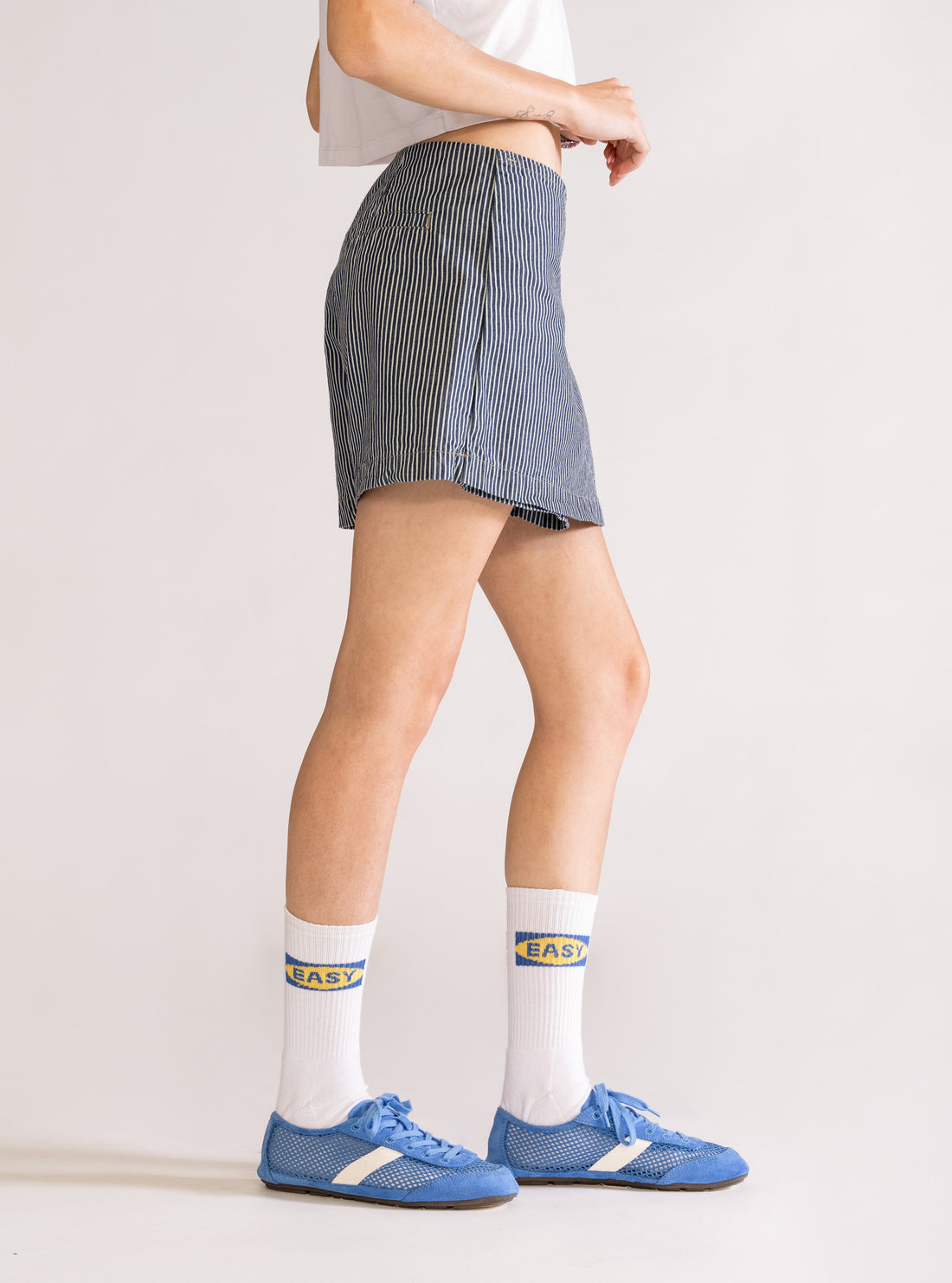 Think About Me Falda Short, Azul Claro