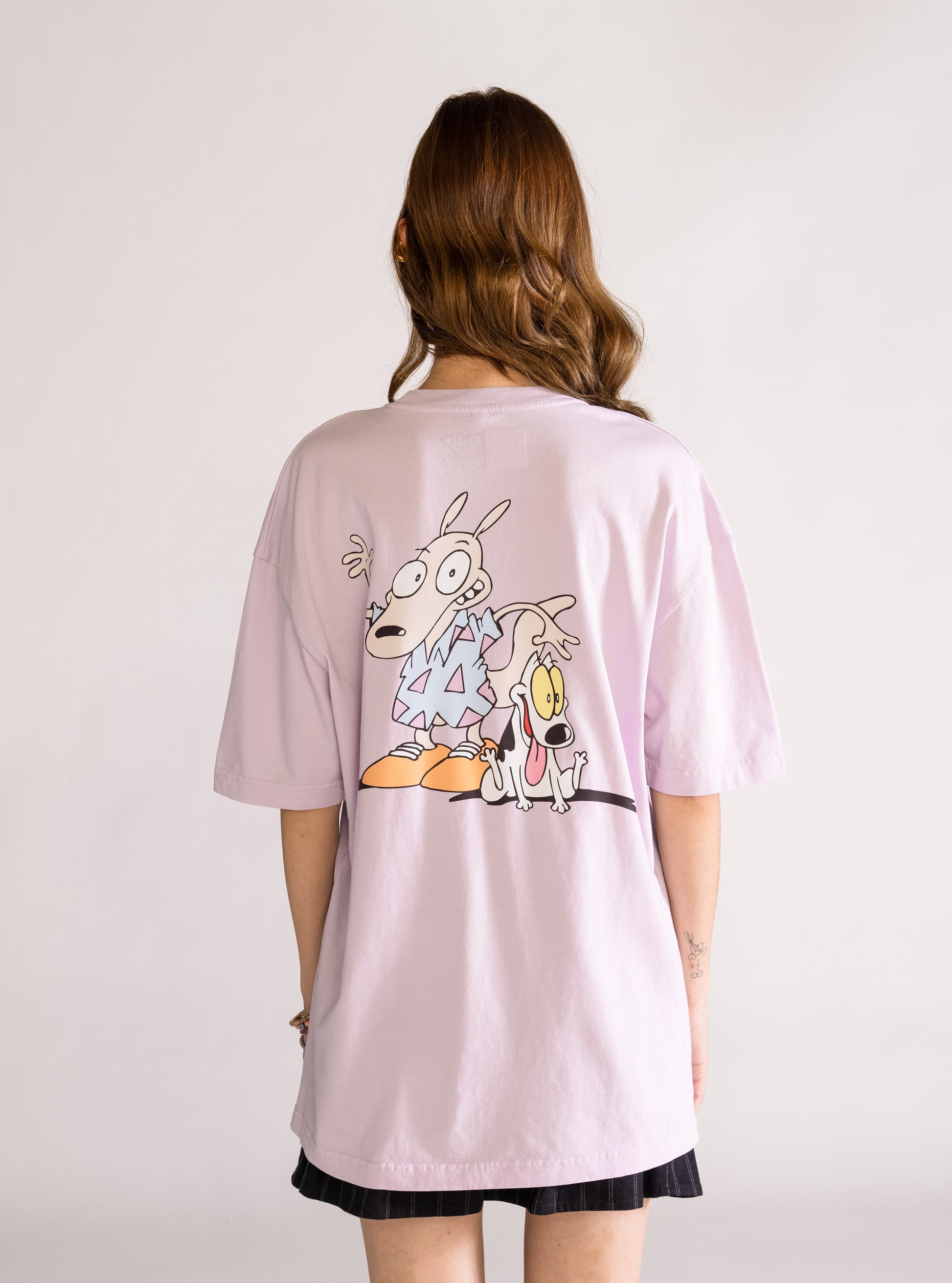 Rocko's Modern Life, Drop Shoulder Playera, Lila