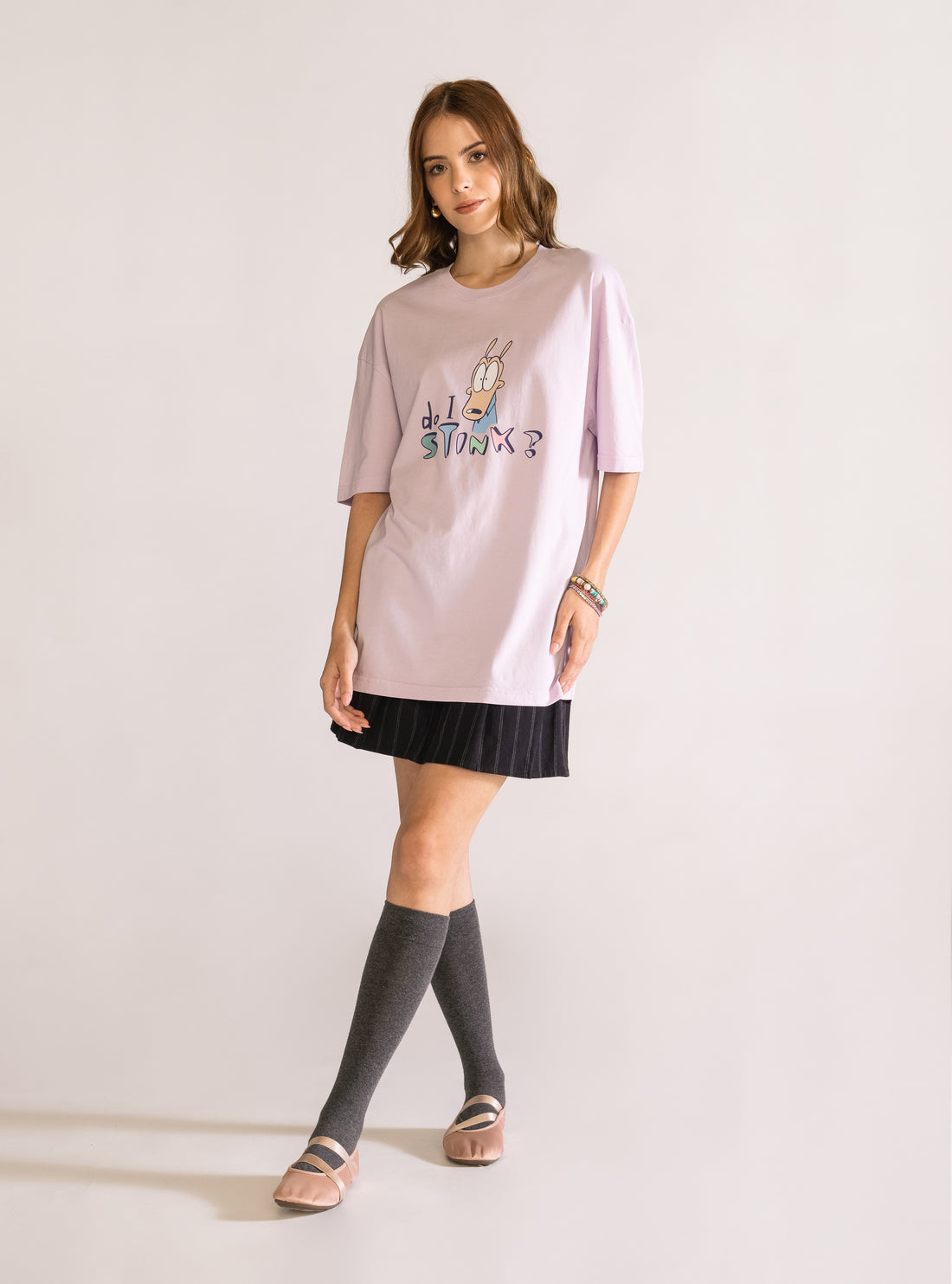 Rocko's Modern Life, Drop Shoulder Playera, Lila