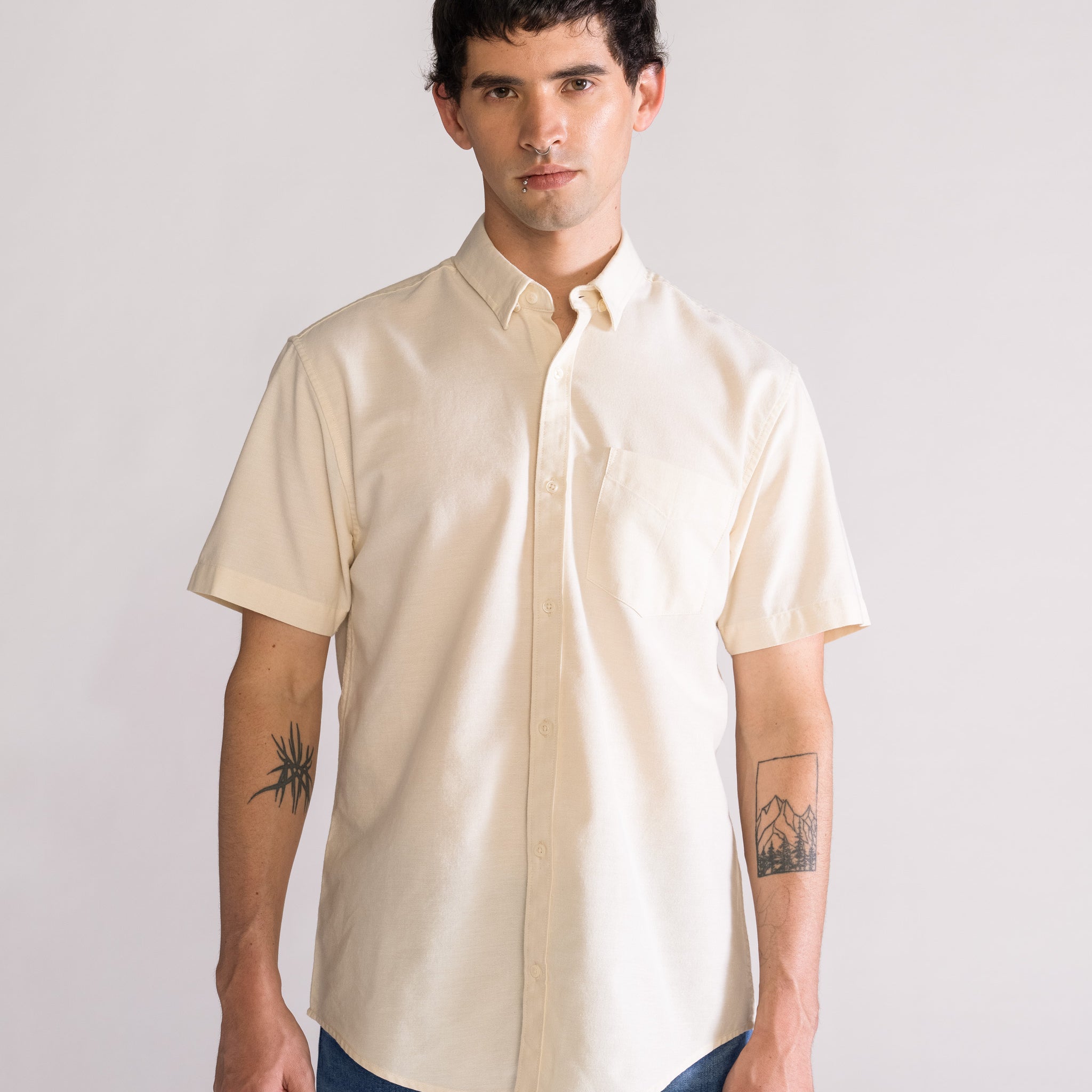 Summer Rhythms Camisa, Crema