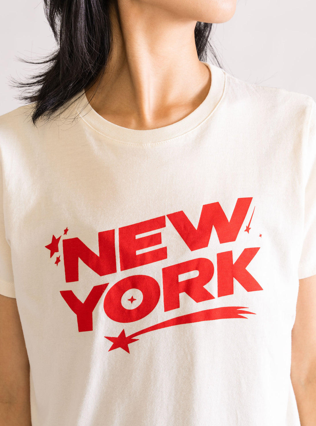 New York Tee, Blanco Hueso