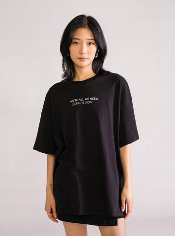 C!rcles By Mac M!ller Long Tee, Negro