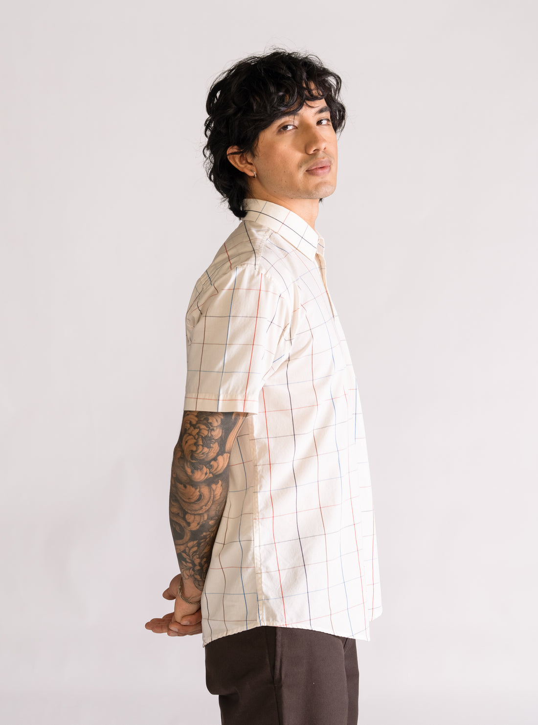 Feel Through Camisa, Beige
