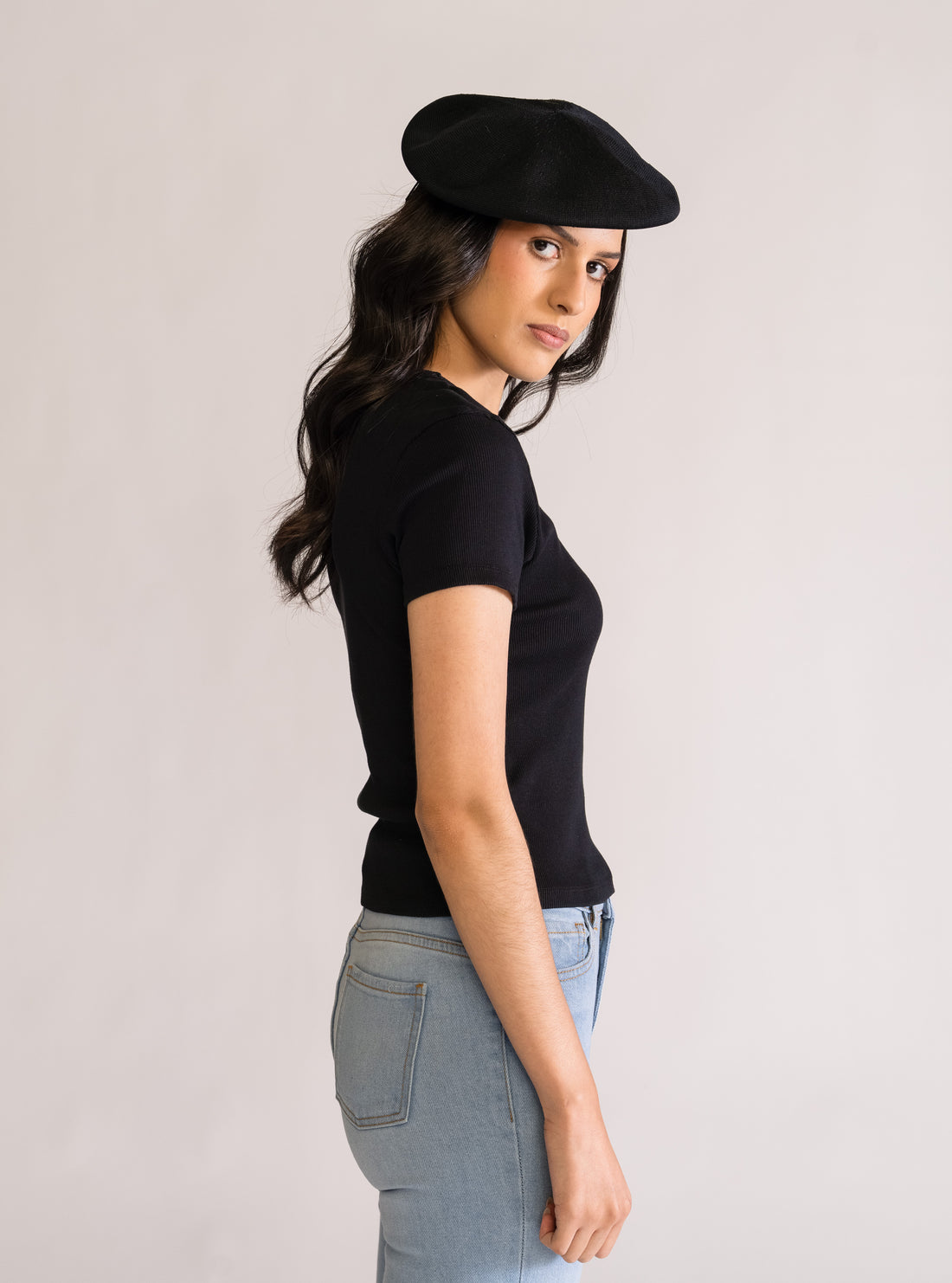 Hear Me Out Baby Playera, Negro