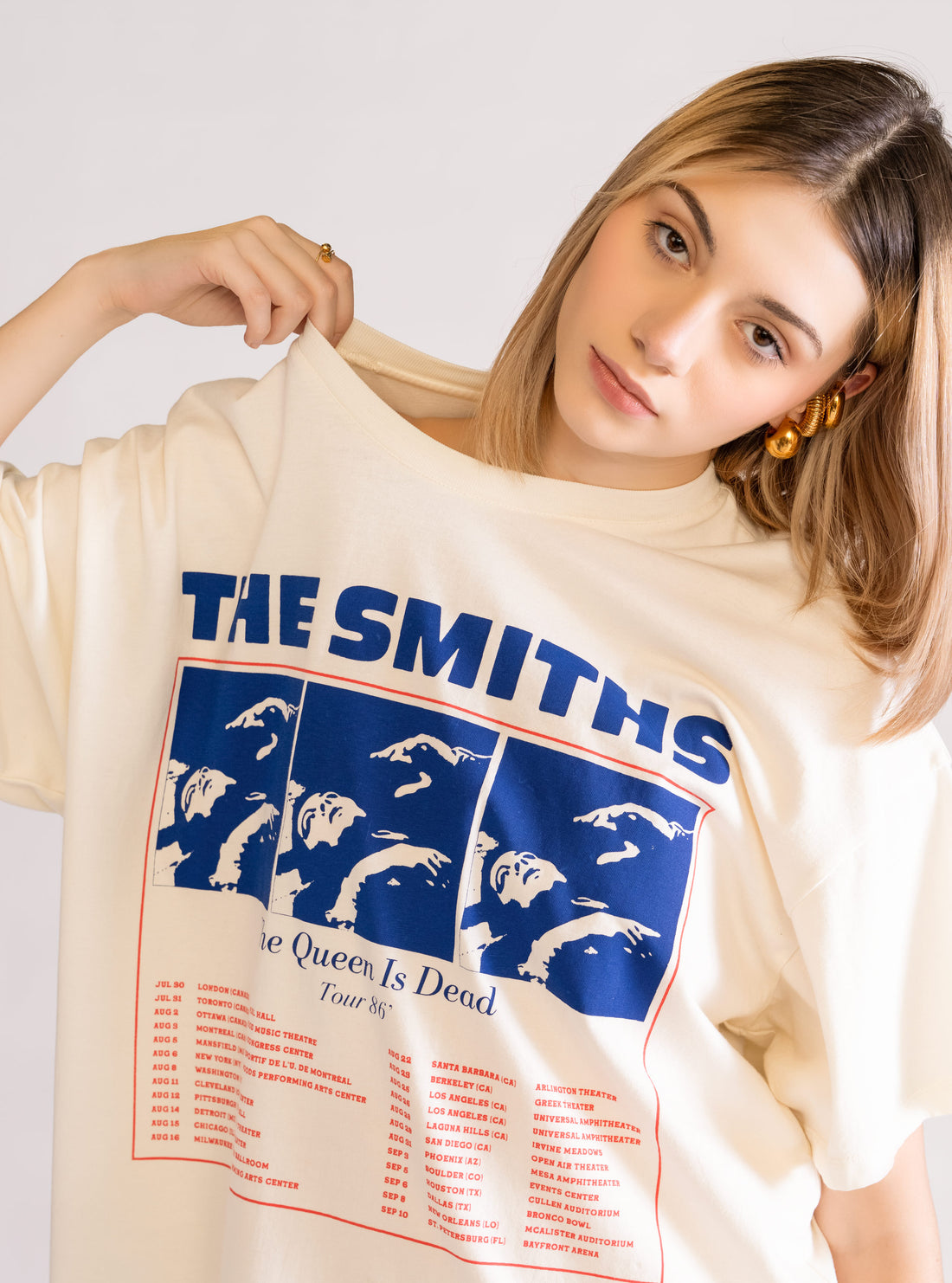 The Sm!ths Long Tee, Blanco Hueso