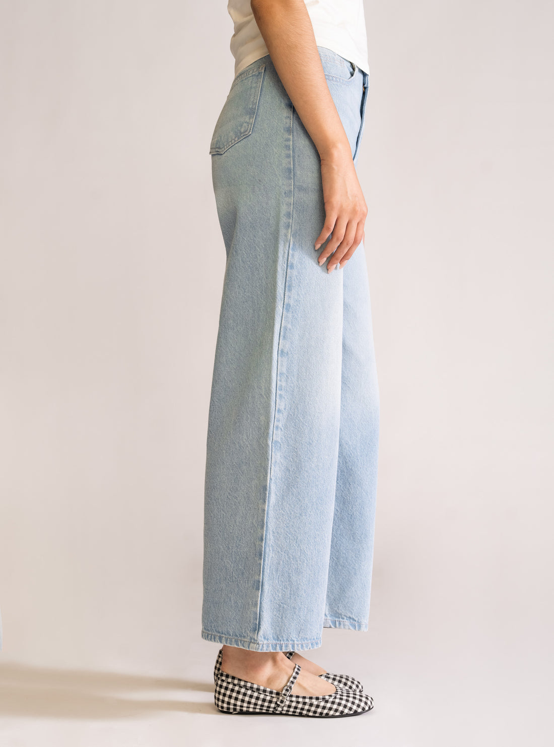 Nobody's Wide Leg Jeans, Celeste