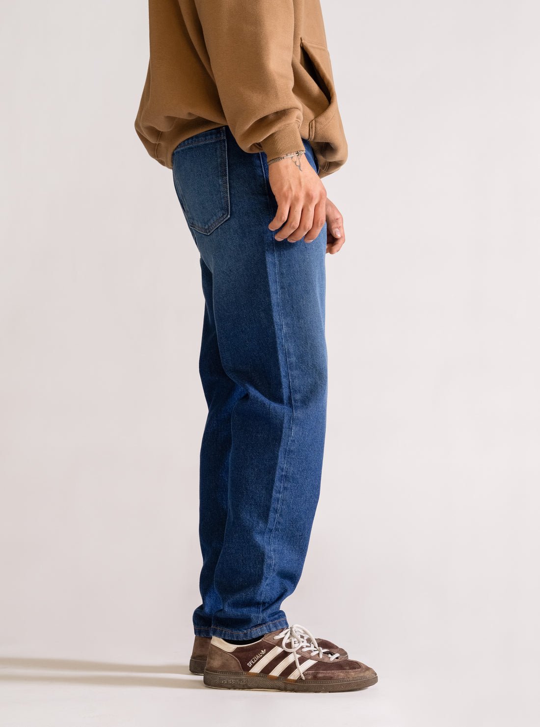 Whatever The Plan Ballon Fit Jeans, Azul Obscuro