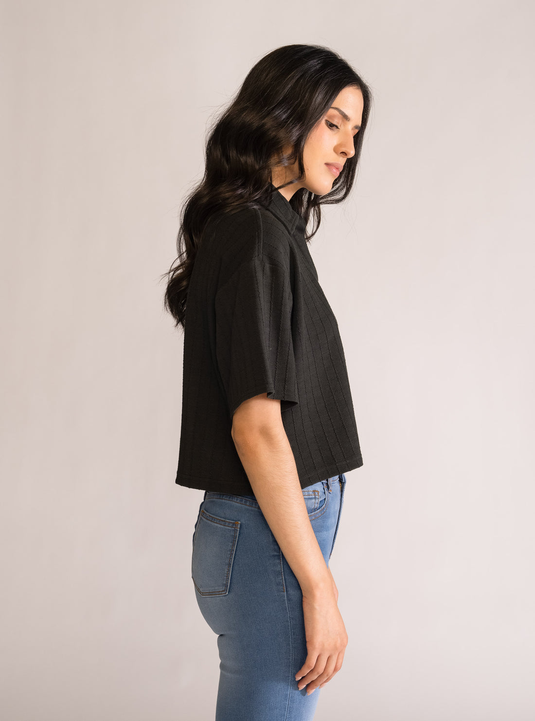 Piece Of Heart Blusa, Negro