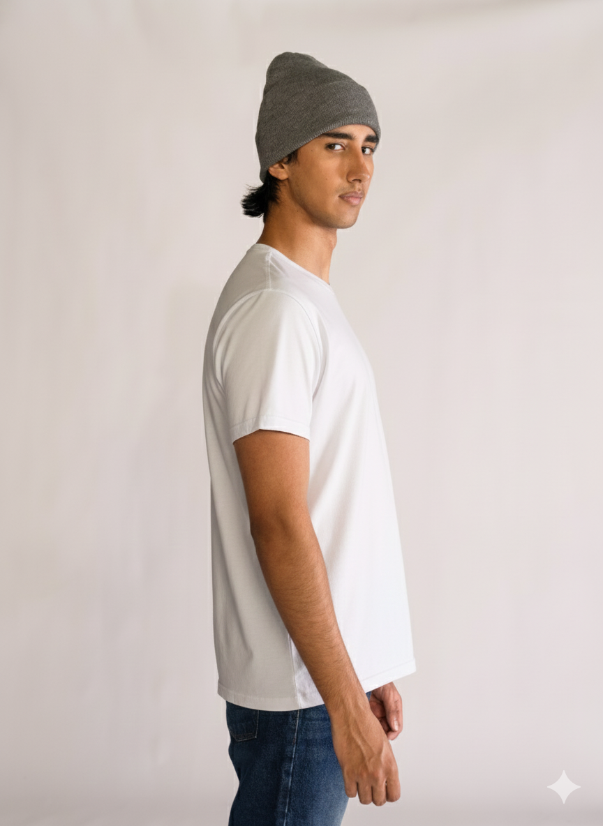 Basic T-Shirt Premium, Celeste