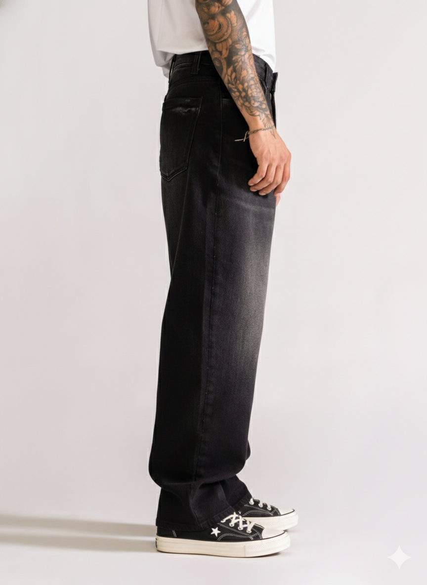 Endless Possibilities Baggy Jeans, Negro
